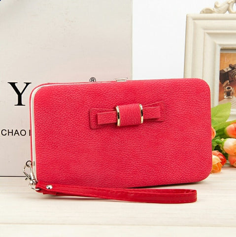 Wallet women mobile phone bag Brand Designer Female card PU Leather Long Womens Wallets and purses Ladies slim card holder purse