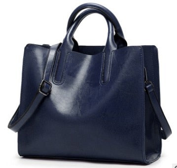 Vintage Genuine Leather Bags Women Messenger Bags High Quality Oil Wax Female Leather Handbags Ladies Shoulder Bag 2019 New C836