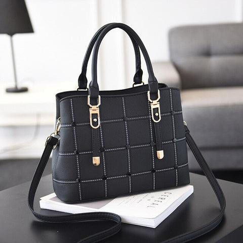 New Women Shoulder Crossbody Bag Button Plaid Women's Shoulder Bag Fashion Sequined Small Female Flap Alligator Messenger Bag