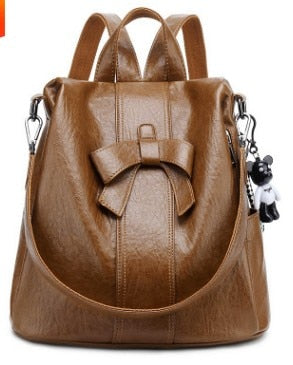 Cowhide Backpack Rucksack Genuine Leather Vintage Ladies Travel Daypack School Bags for Teenager Girls mochila bolsas New C797