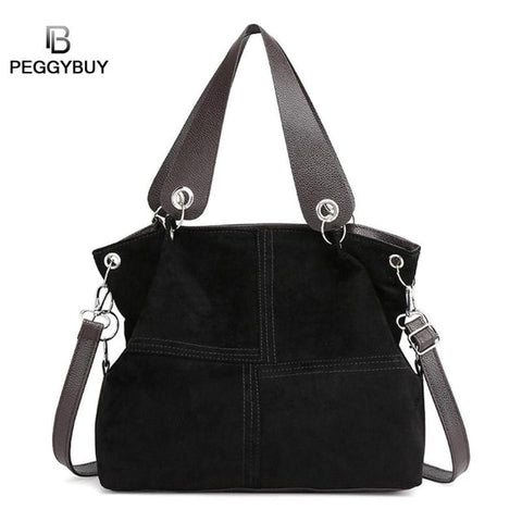 Top-handle Bags Women Shoulder Bag Female Large Tote Soft Corduroy Leather Crossbody Messenger Bag for Women 2019 Bolsa femenina