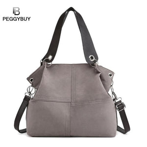 Top-handle Bags Women Shoulder Bag Female Large Tote Soft Corduroy Leather Crossbody Messenger Bag for Women 2019 Bolsa femenina