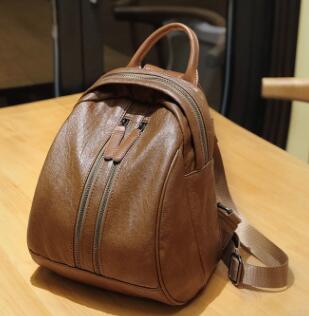 Retro Luxury Genuine Leather Backpack Bags for Women Designer Anti Theft Backpacks Women High Quality Ladies Rucksacks New C1156