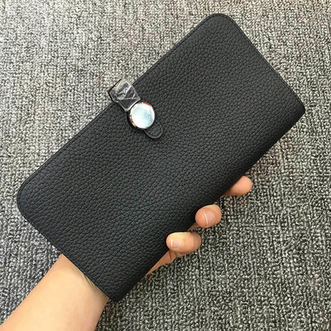High Quality Long Women Wallets Genuine Leather Ladies Wallets Brand Standard Wallets Female Holder Girl Gift