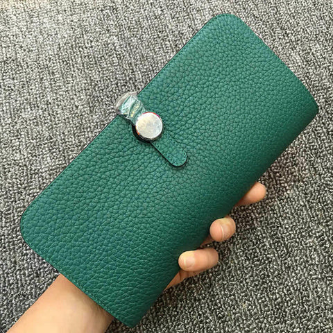 High Quality Long Women Wallets Genuine Leather Ladies Wallets Brand Standard Wallets Female Holder Girl Gift