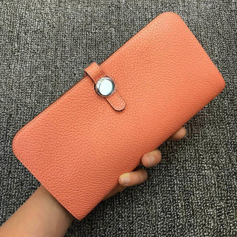 High Quality Long Women Wallets Genuine Leather Ladies Wallets Brand Standard Wallets Female Holder Girl Gift