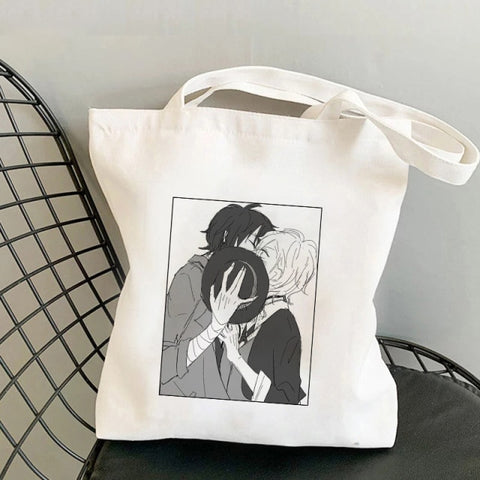 Japan Anime Bungou Stray Dogs Chuuya Nakahara Osamu Dazai Handbags Shoulder Bags Casual Shopping Girls Handbag Women Canvas Bag