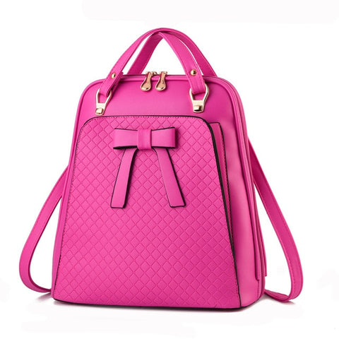 Ladies Backpack Shoulder Bag Women School Backpacks Schoolbag For Teenagers Students PU Leather backpack