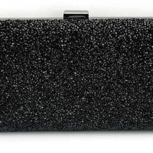 Women Evening Clutch Bag Diamond Sequin Clutch Female Crystal Day Clutch Wedding Purse Party Banquet Black/Gold Silver Two Chain