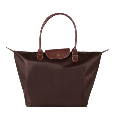 Famous Women Bags Shoulder Bag Handbag Waterproof Nylon Leather Beach bag Designer Folding Tote Bolsa Sac Feminina